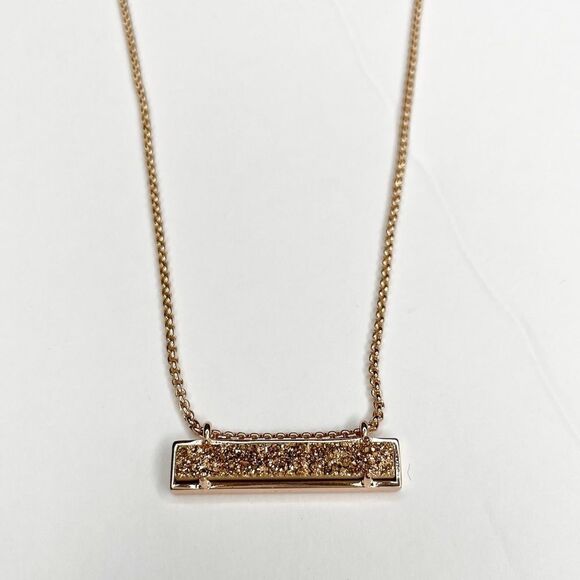 Karen Scott Leanor Necklace in Sand Drusy Gold Plated - Picture 3 of 8